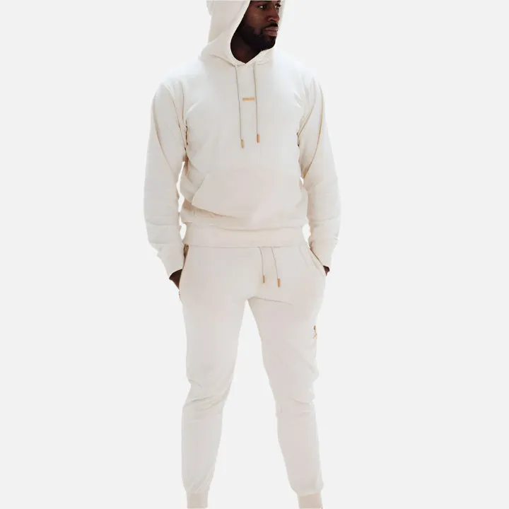 Men's Peach Velour Tracksuit Set