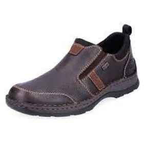 Mens Rieker Slip-On Shoe 05355-25-3 Black Combo