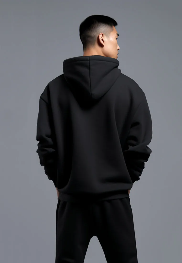 MO122 hoodies tido wee blk Hitam