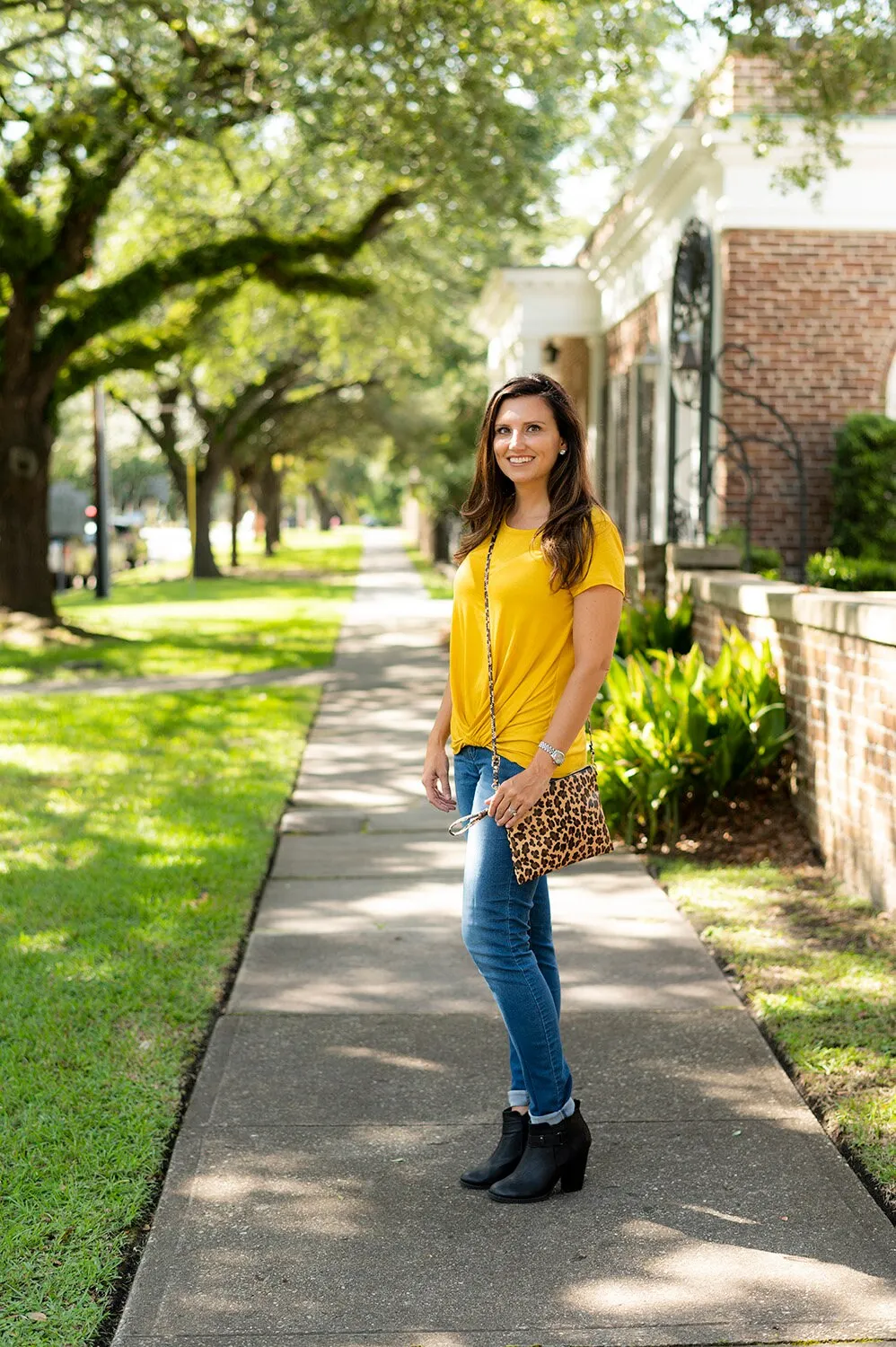 Monogrammed Leopard Purse