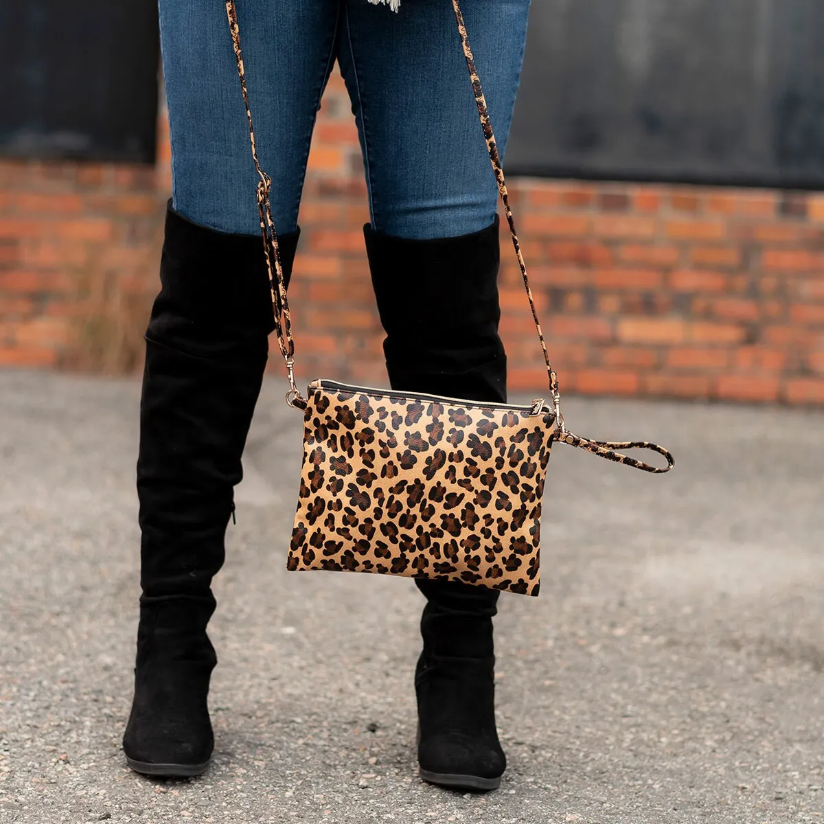 Monogrammed Leopard Purse