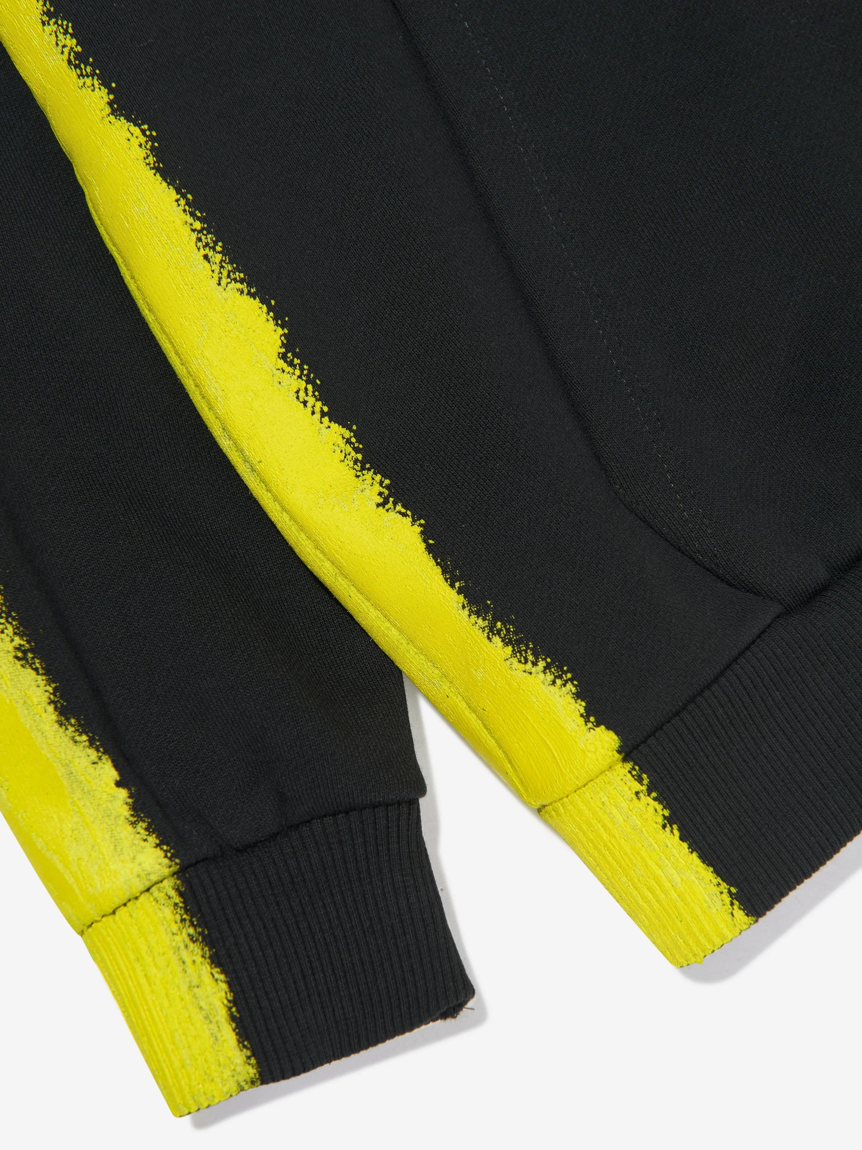 Moschino Boys Logo Print Hoodie in Black