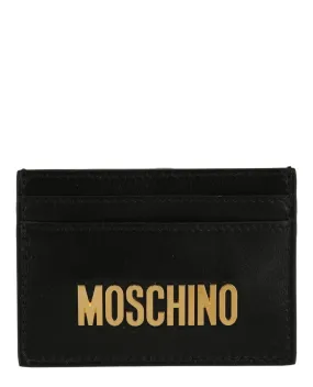 Moschino Logo Lettering Card Holder