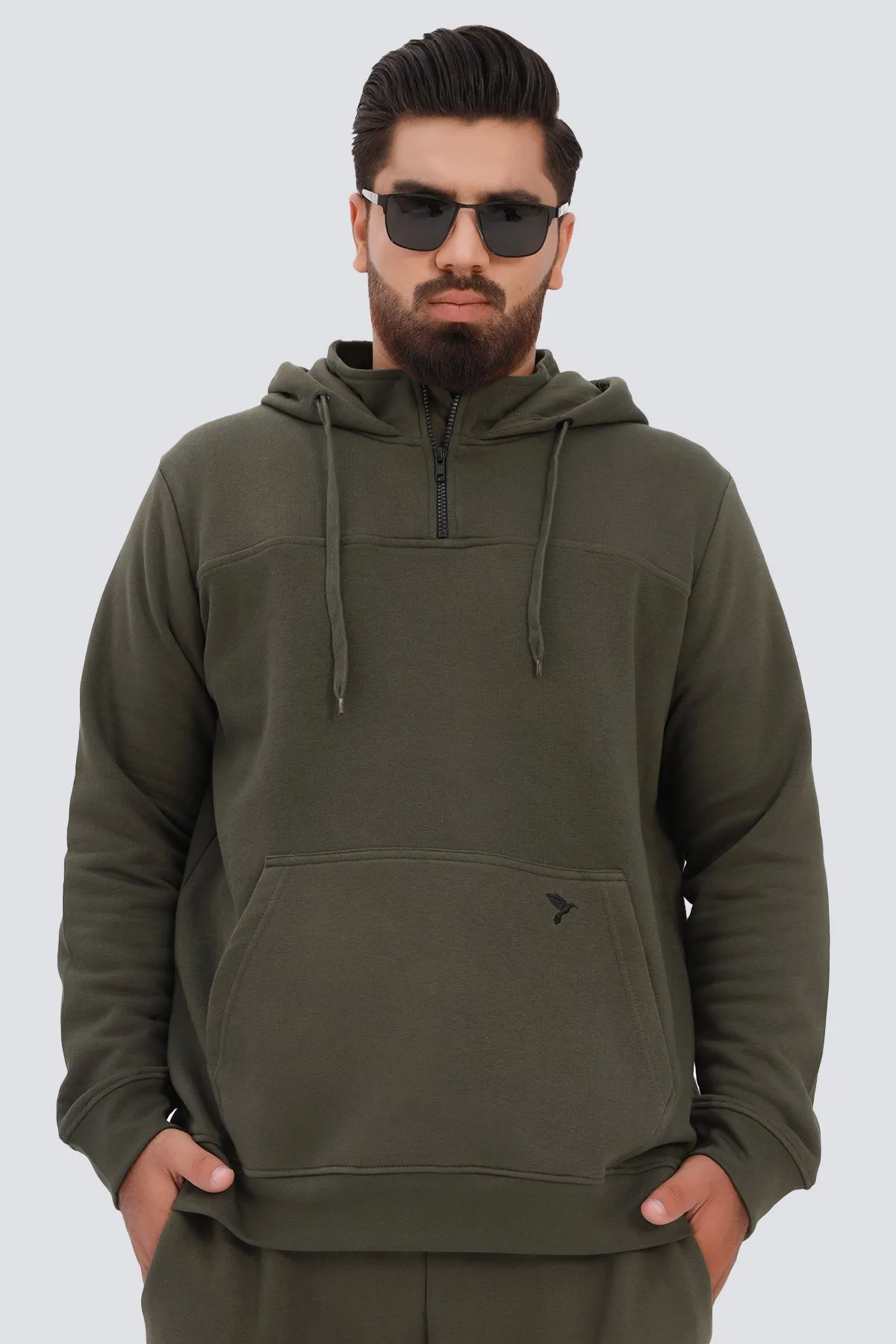 Moss Green Coord Set (Plus Size) - W22 - MHC002P