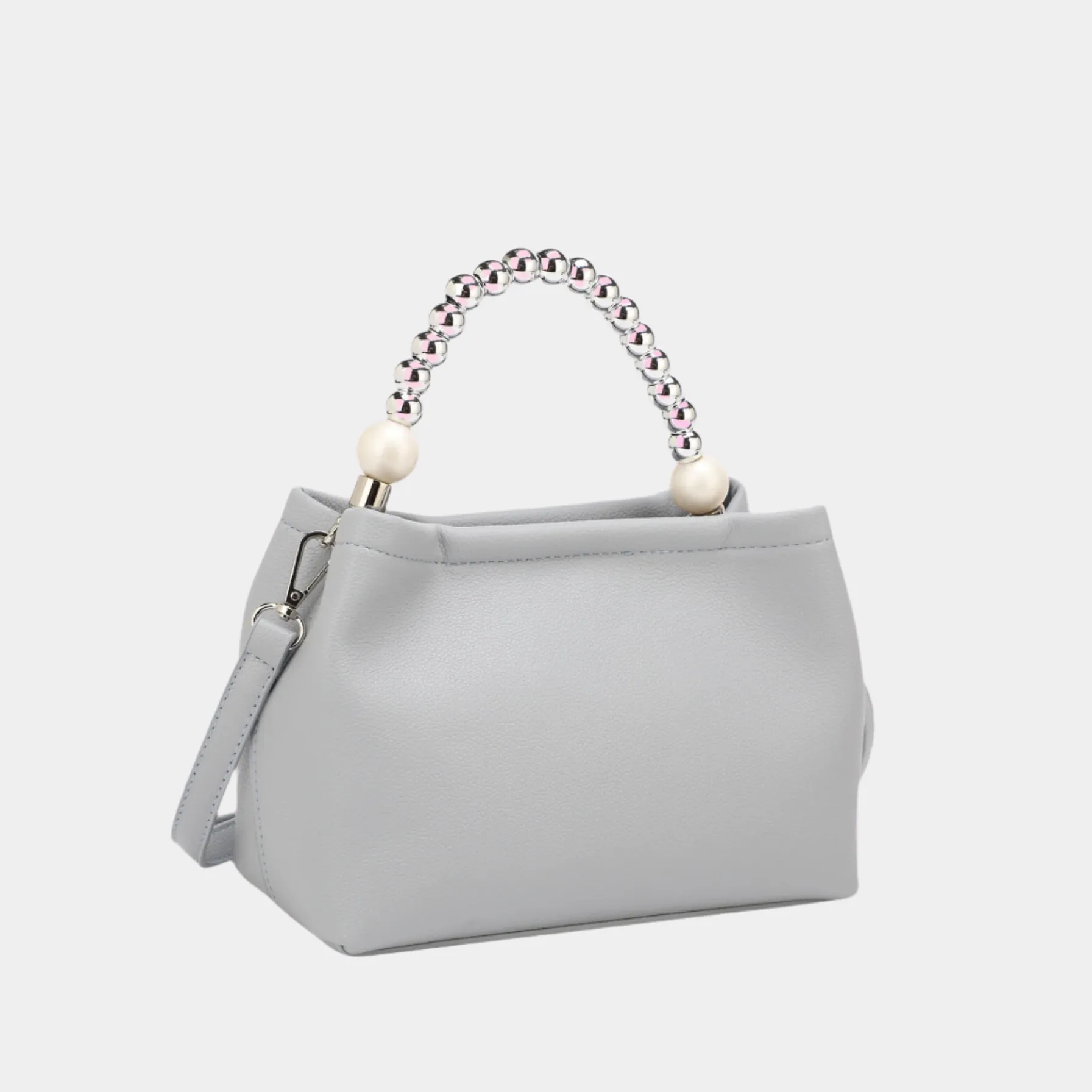 Nova Beads Handle Satchel Bag