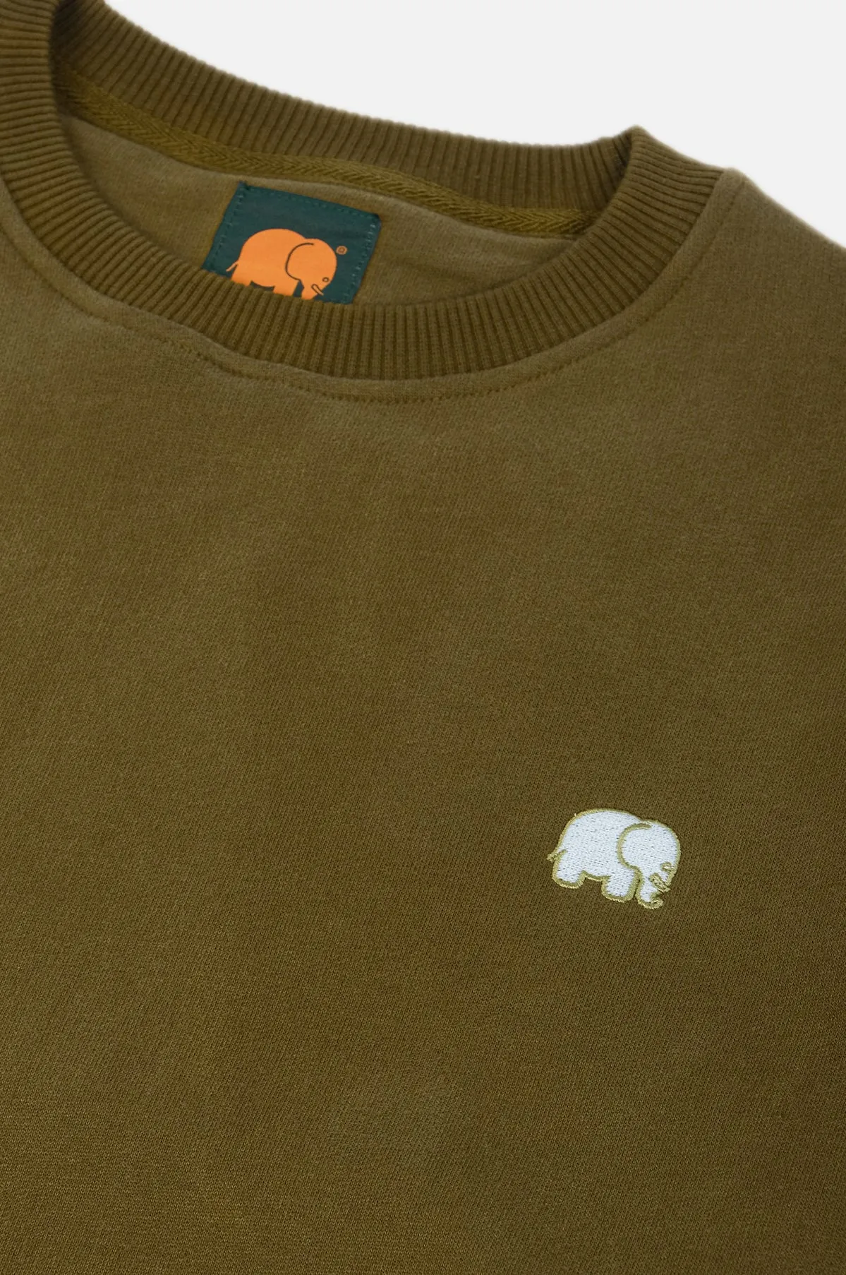 Organic Essential Sweater Fir Green