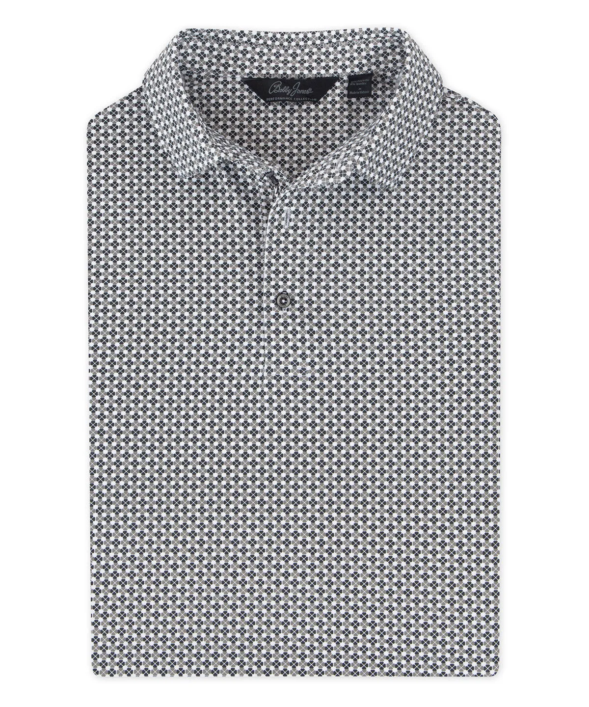Performance Clover Gingham Print Polo