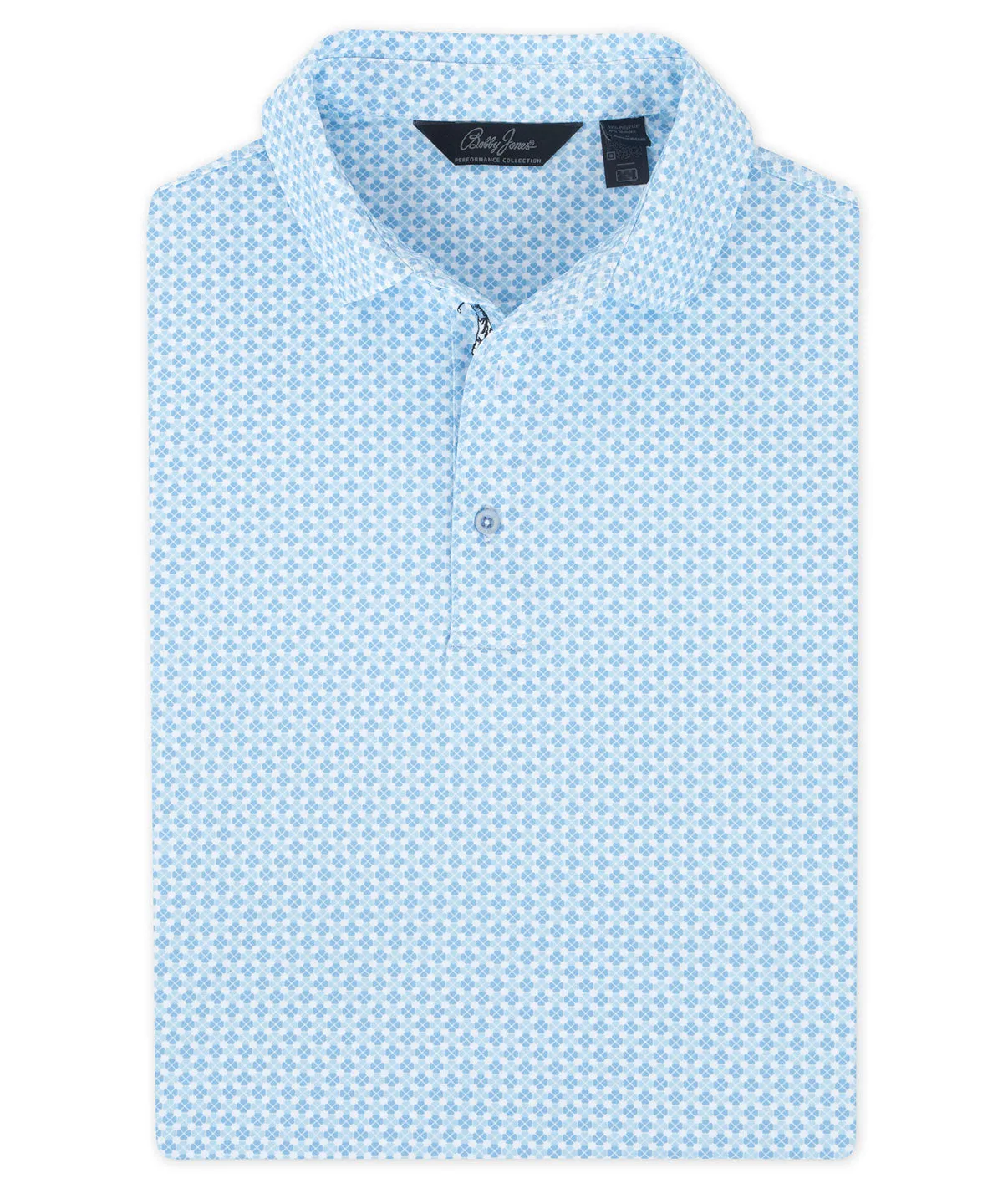 Performance Clover Gingham Print Polo