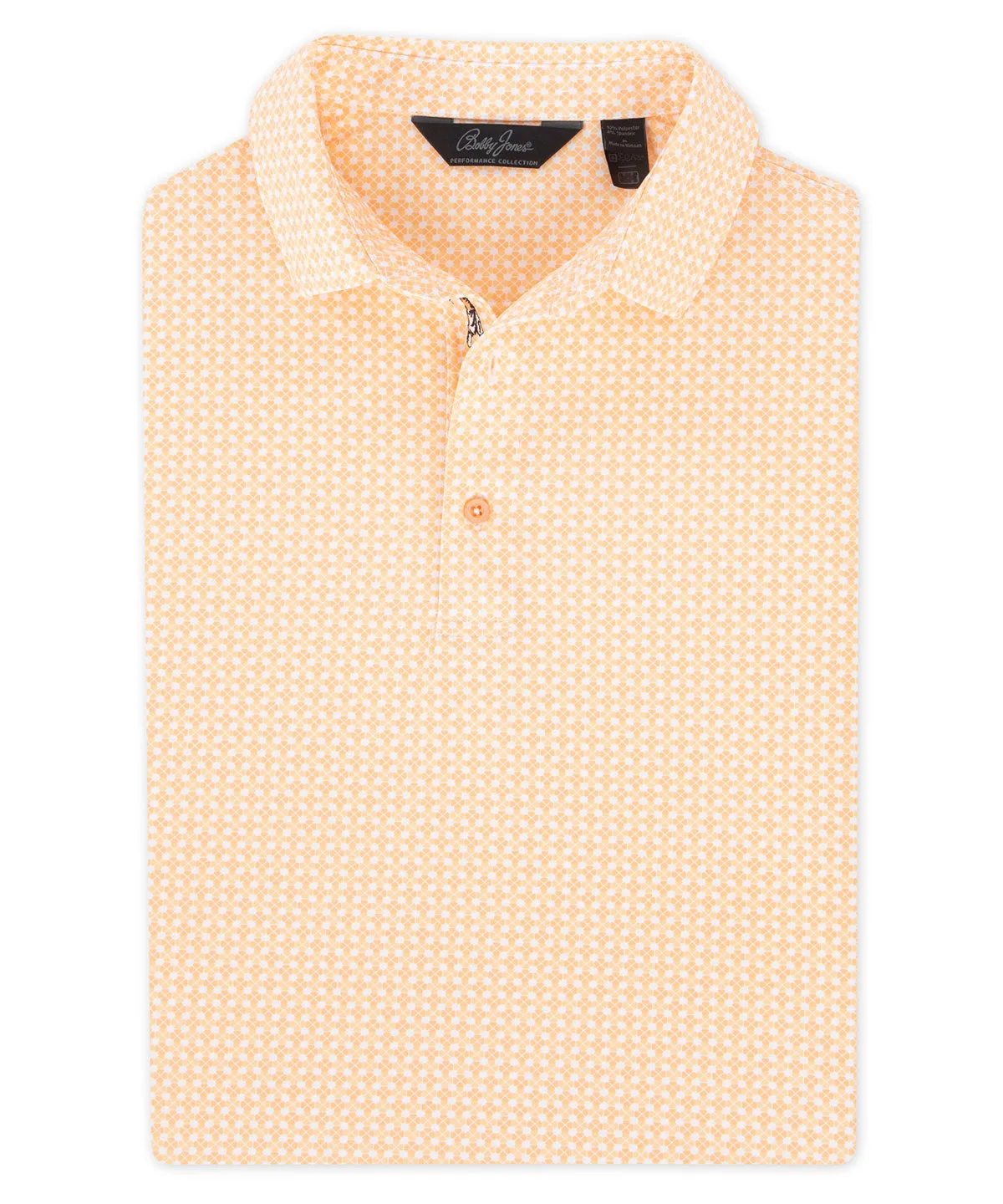 Performance Clover Gingham Print Polo