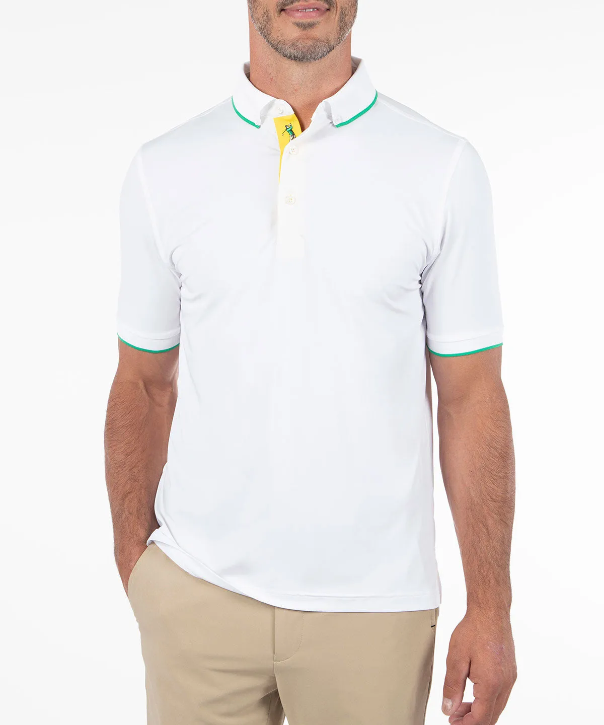 Performance Polo with Contrast Tipping