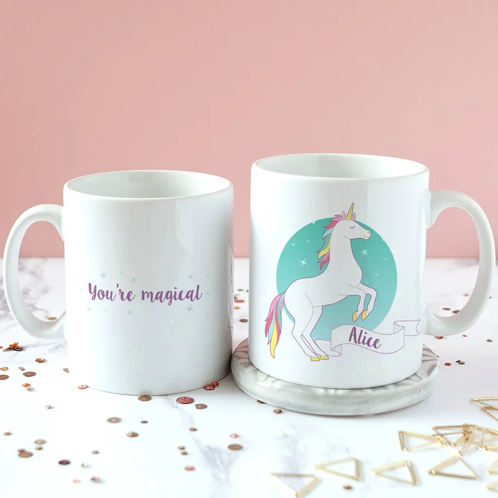 Personalised 'You're Magical' Unicorn Mug