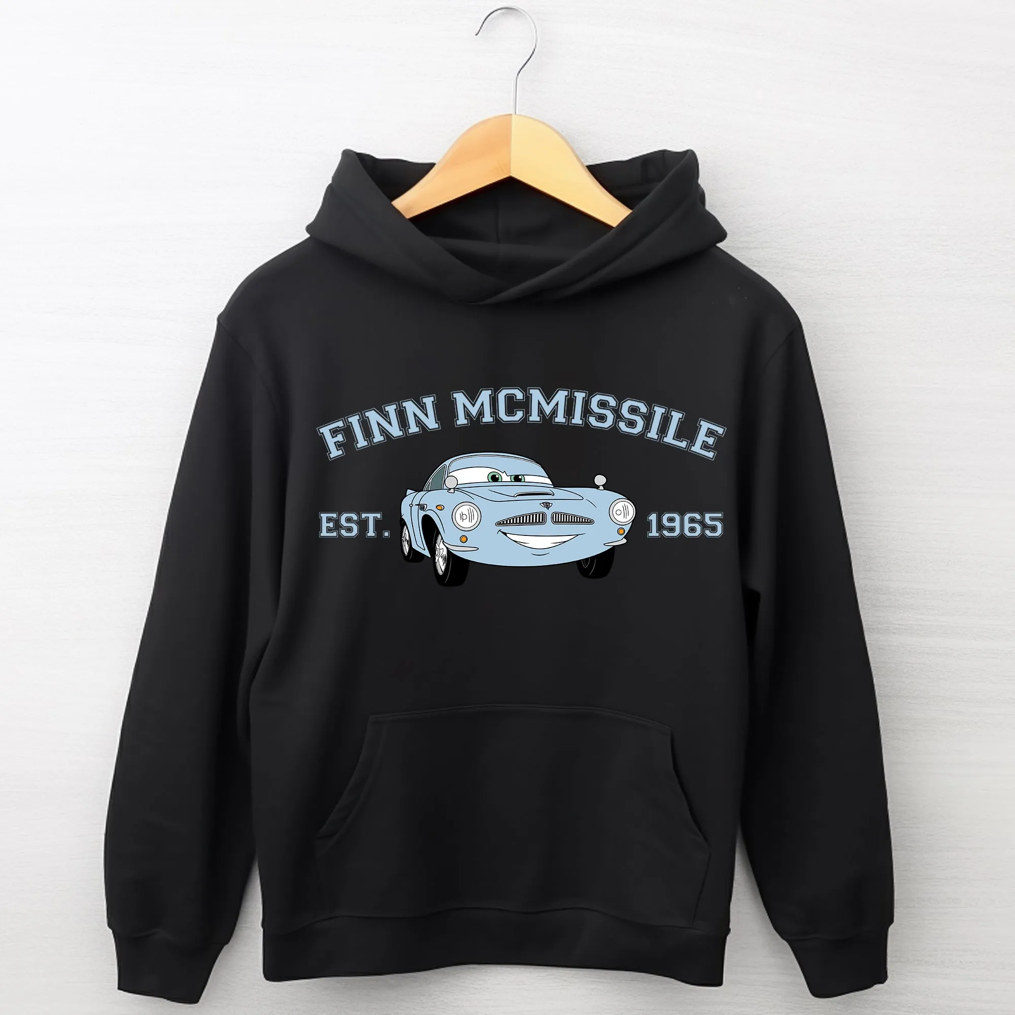 Personalized Disney Cars Fin McMissile Adult Hoodie