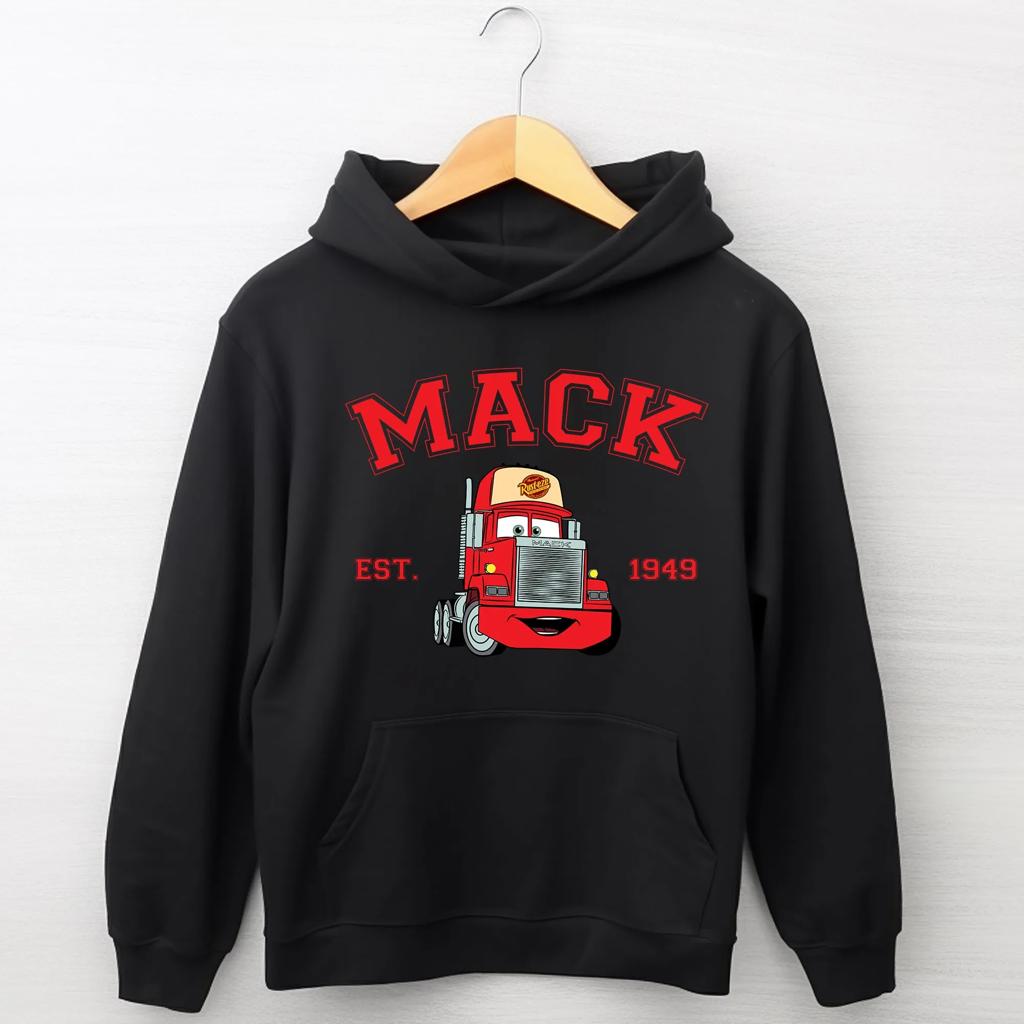 Personalized Disney Cars Mack Adult Hoodie