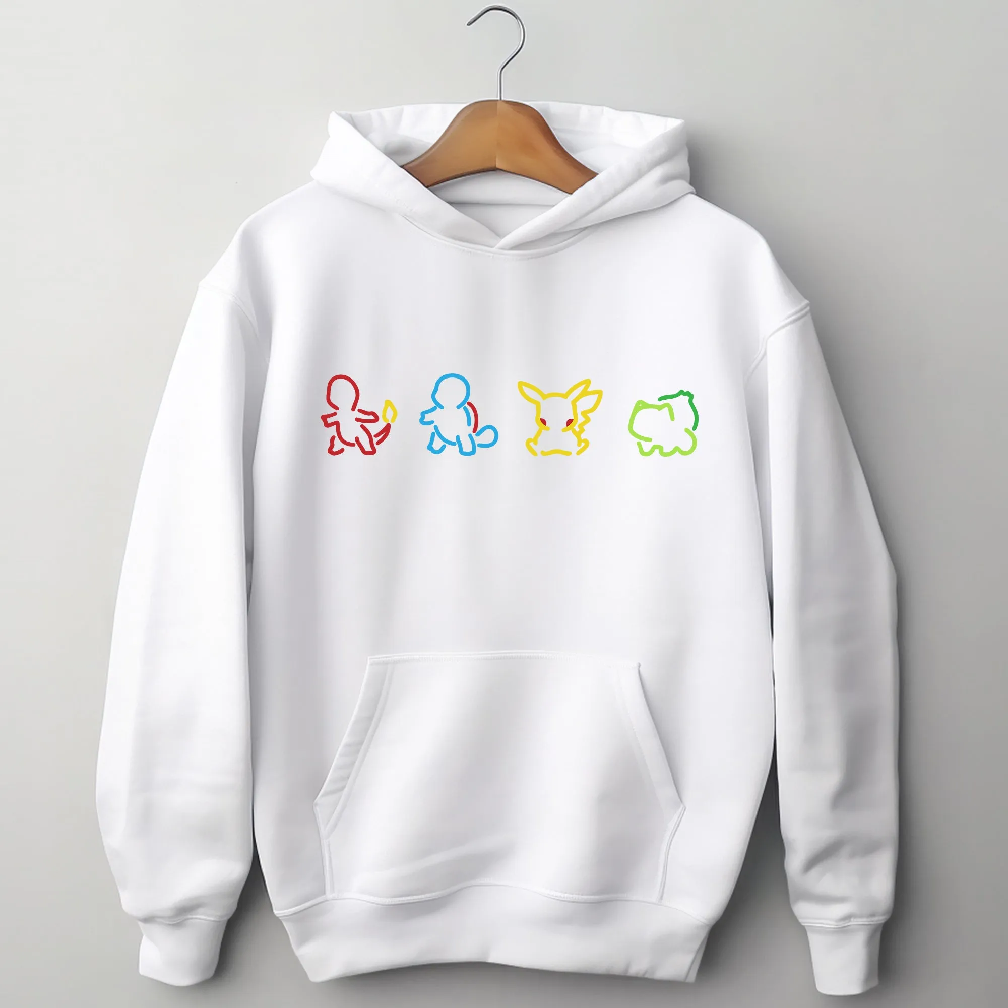 Pokemon Silhouette Adult Hoodie