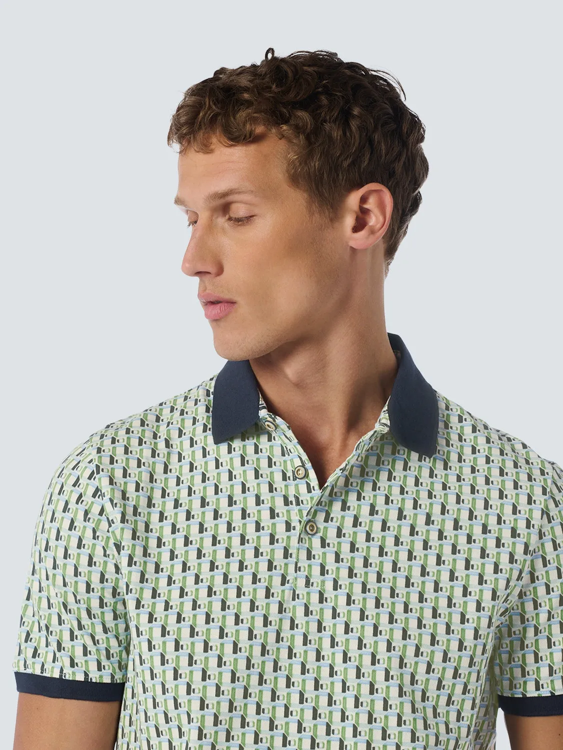 Polo Allover Printed Stretch | Green