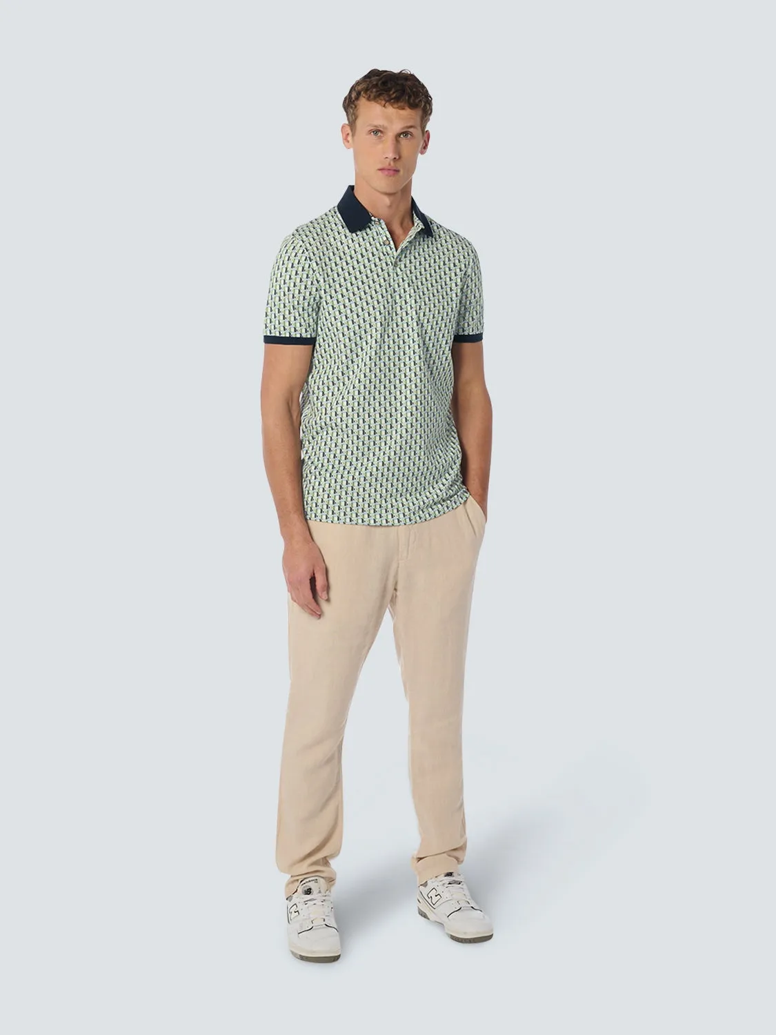 Polo Allover Printed Stretch | Green