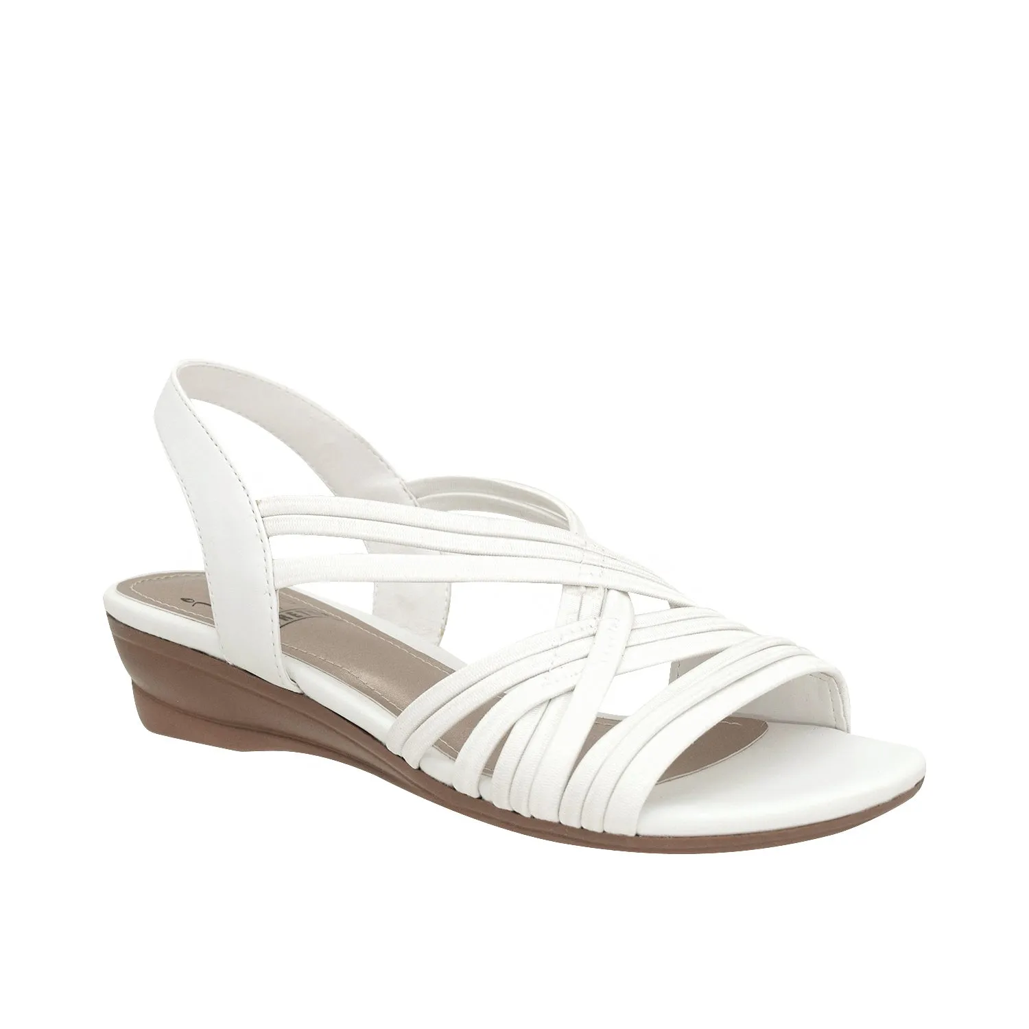Ressie Wide Width Stretch Elastic Sandal