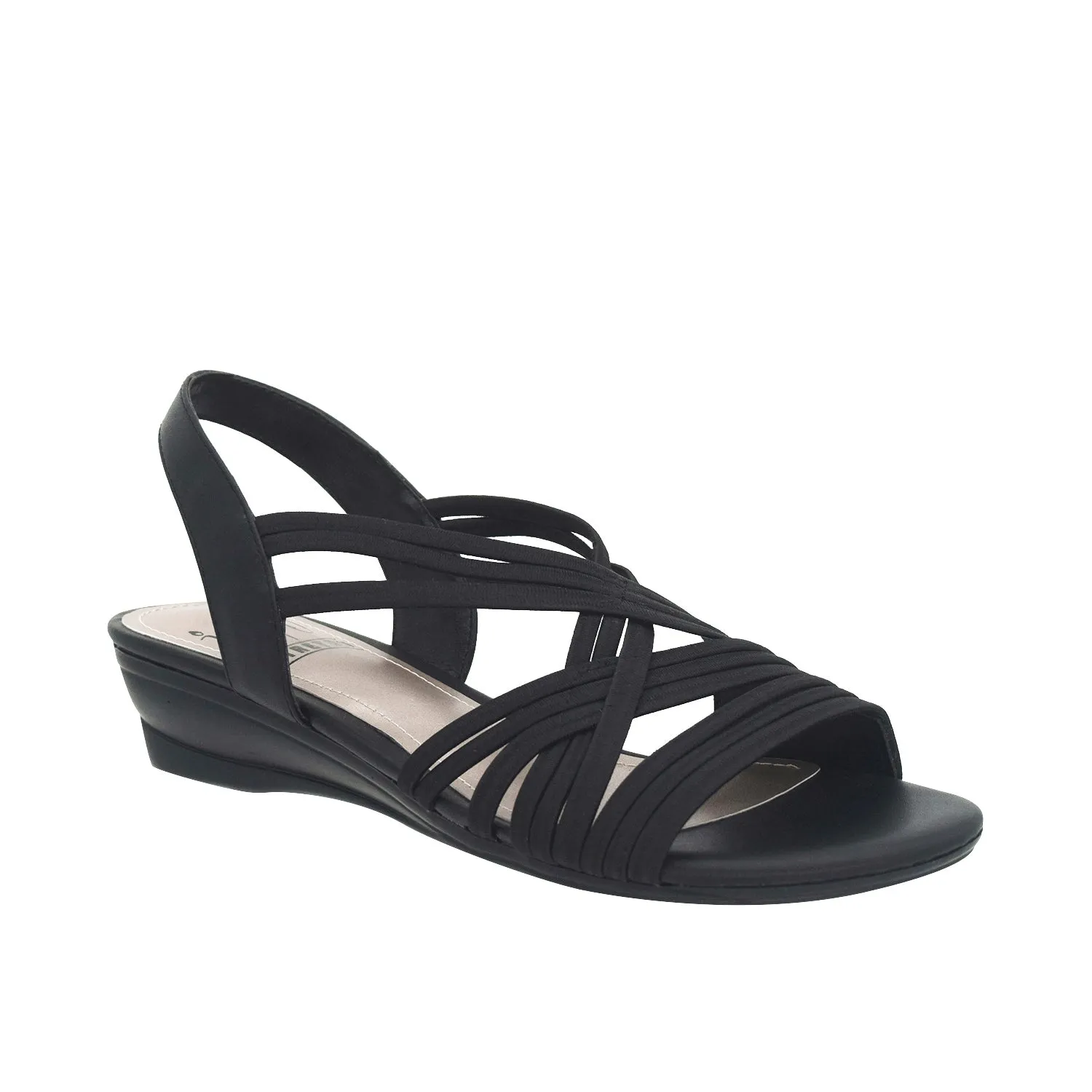 Ressie Wide Width Stretch Elastic Sandal