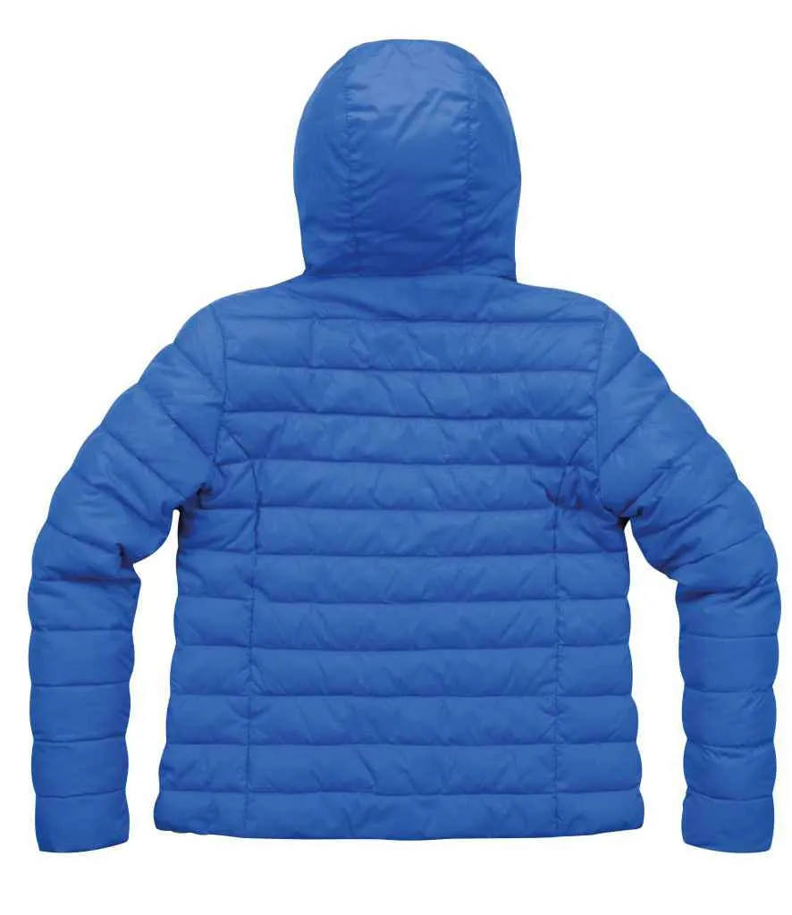Result Urban Snow Bird Padded Jacket | Ocean Blue/Lime Green