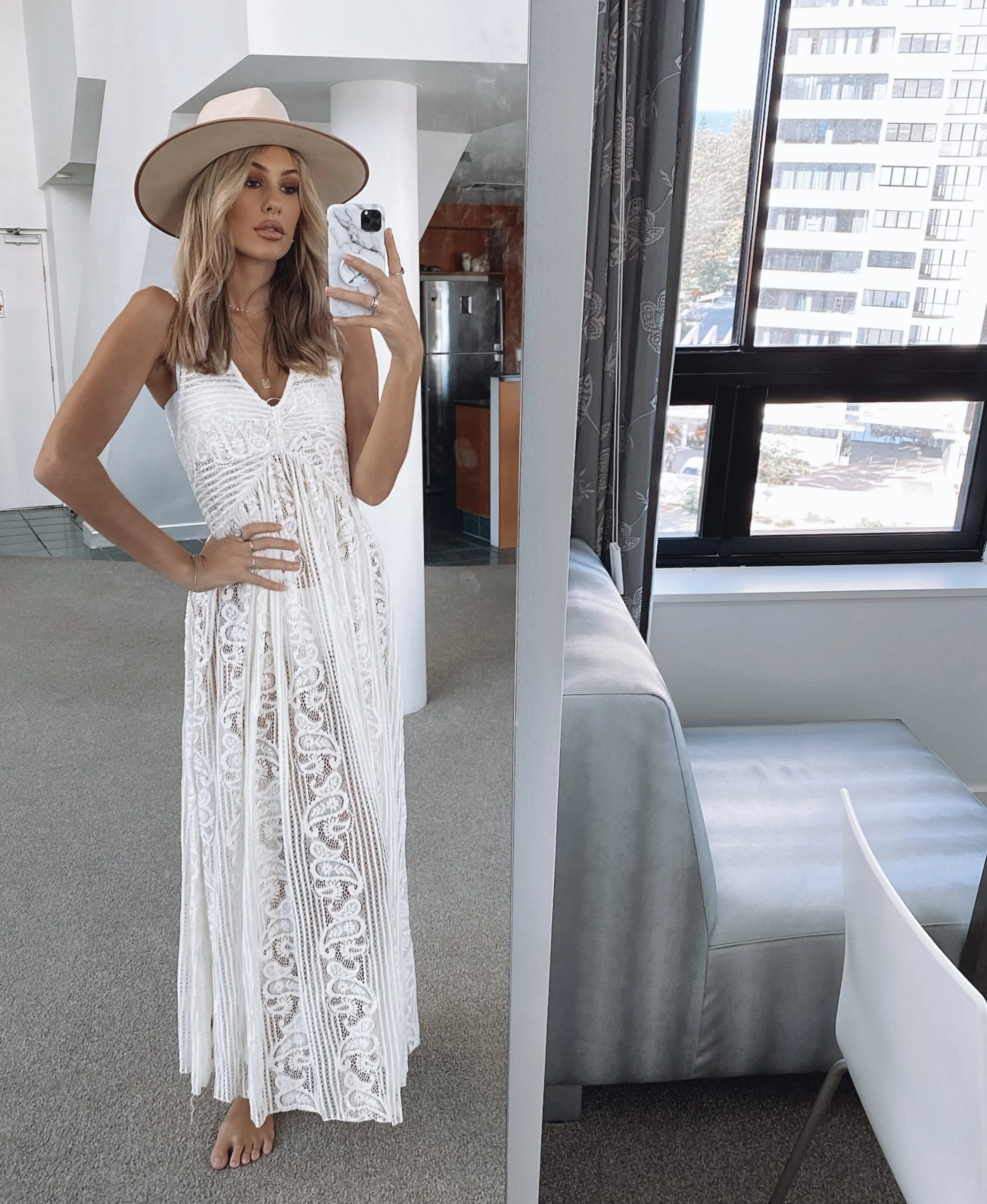 Rosie Swirl Lace Dress