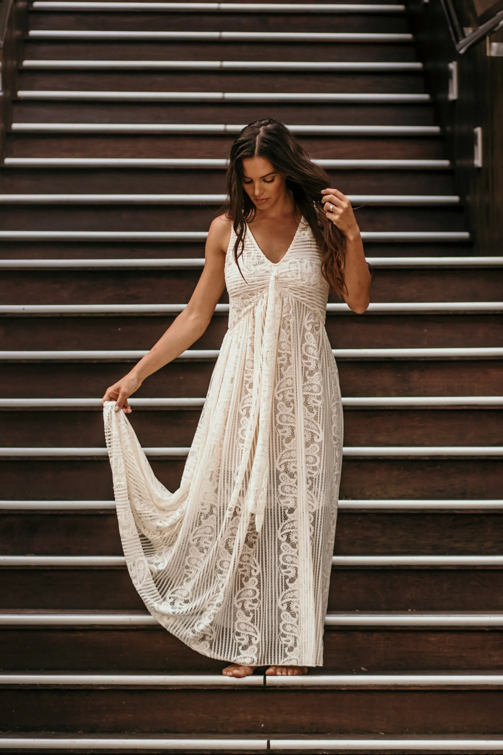 Rosie Swirl Lace Dress