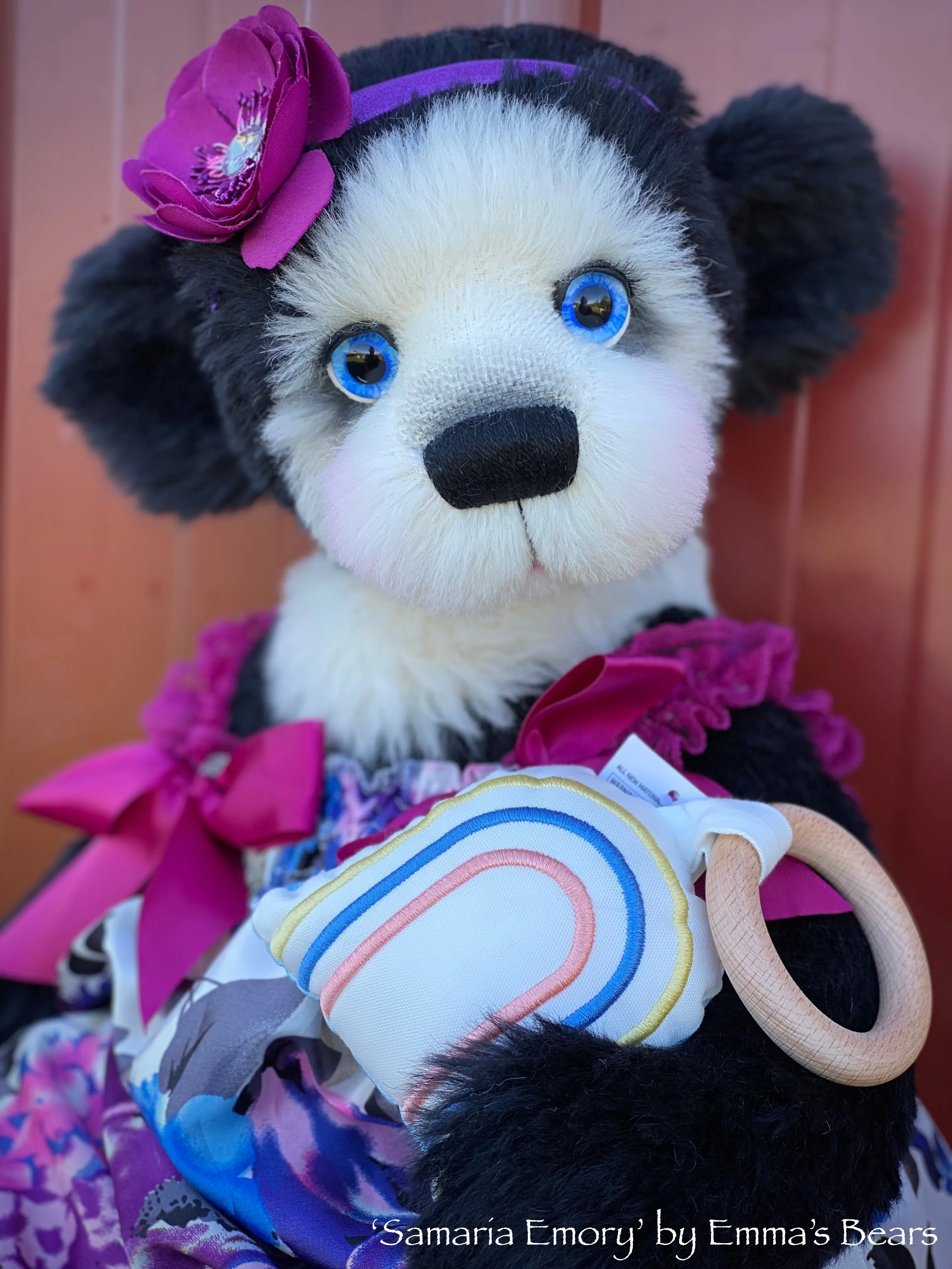 Samaria Emory - 21" Alpaca and Mohair Toddler Artist Bear by Emma's Bears - OOAK