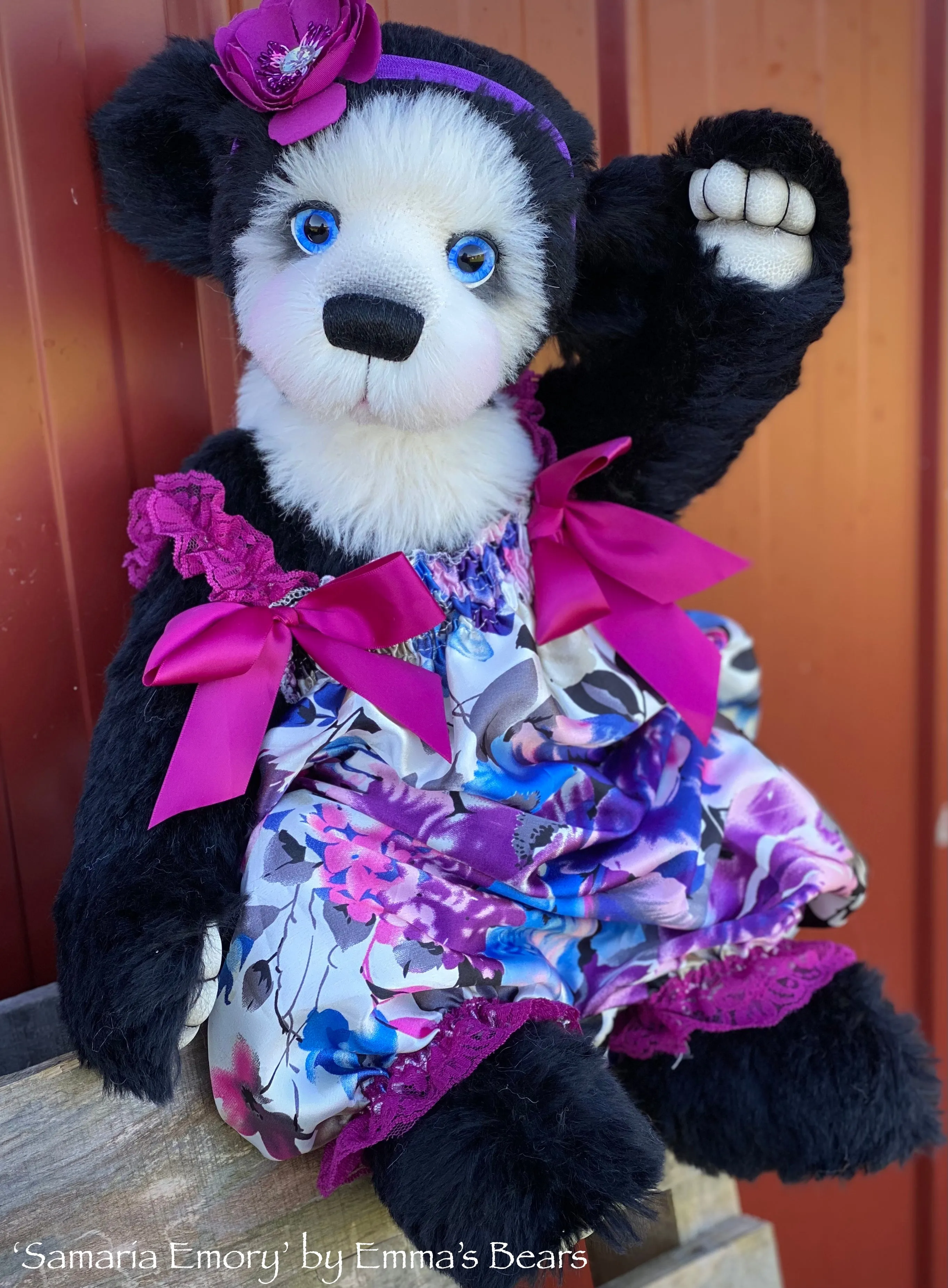 Samaria Emory - 21" Alpaca and Mohair Toddler Artist Bear by Emma's Bears - OOAK