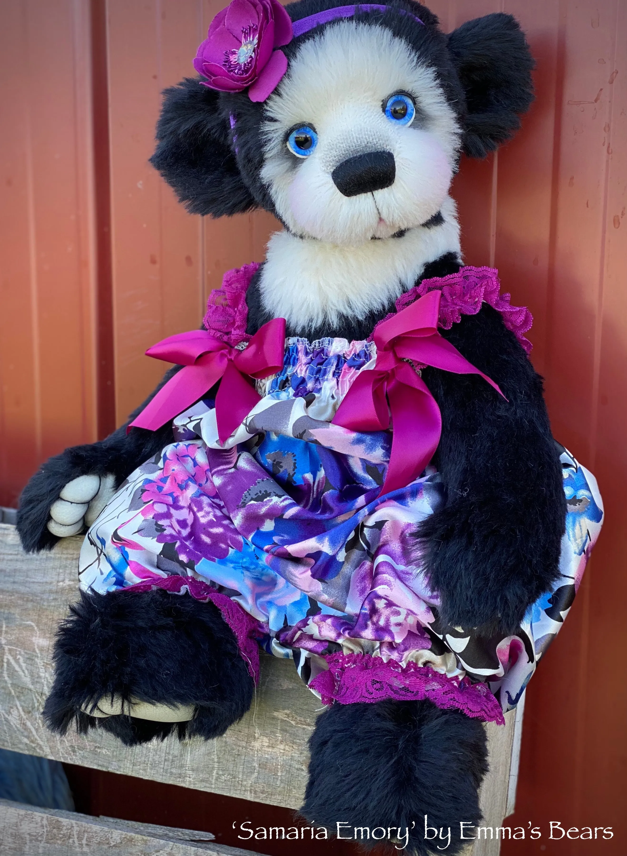 Samaria Emory - 21" Alpaca and Mohair Toddler Artist Bear by Emma's Bears - OOAK