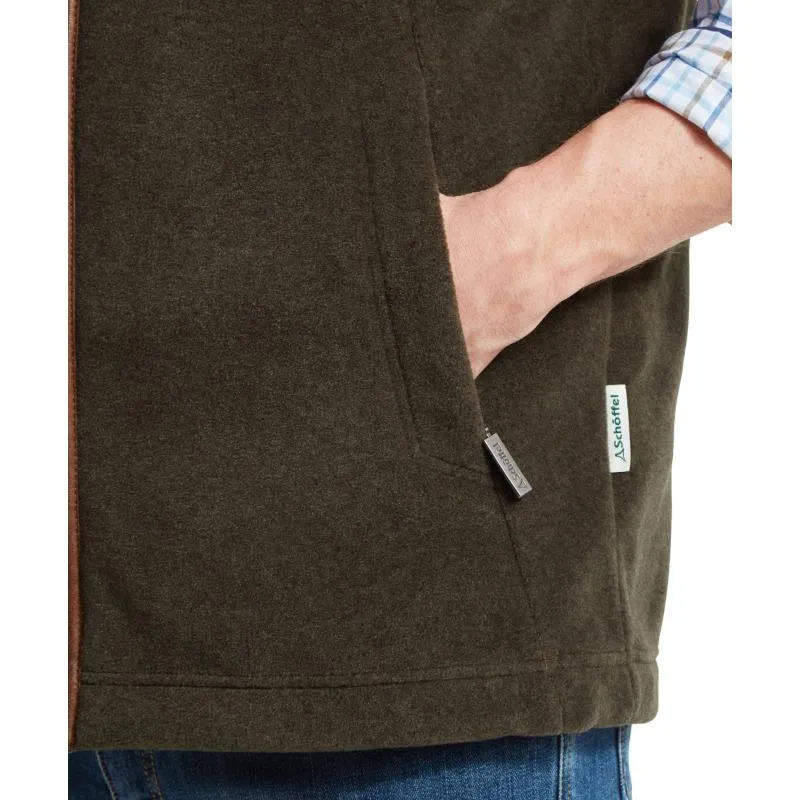 Schoffel Oakham Fleece Gilet - Dark Olive