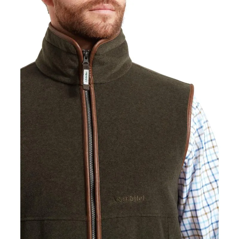Schoffel Oakham Fleece Gilet - Dark Olive