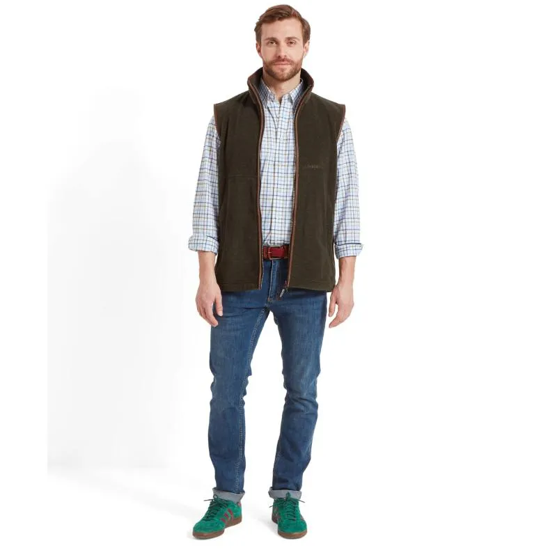 Schoffel Oakham Fleece Gilet - Dark Olive