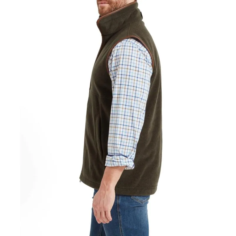 Schoffel Oakham Fleece Gilet - Dark Olive
