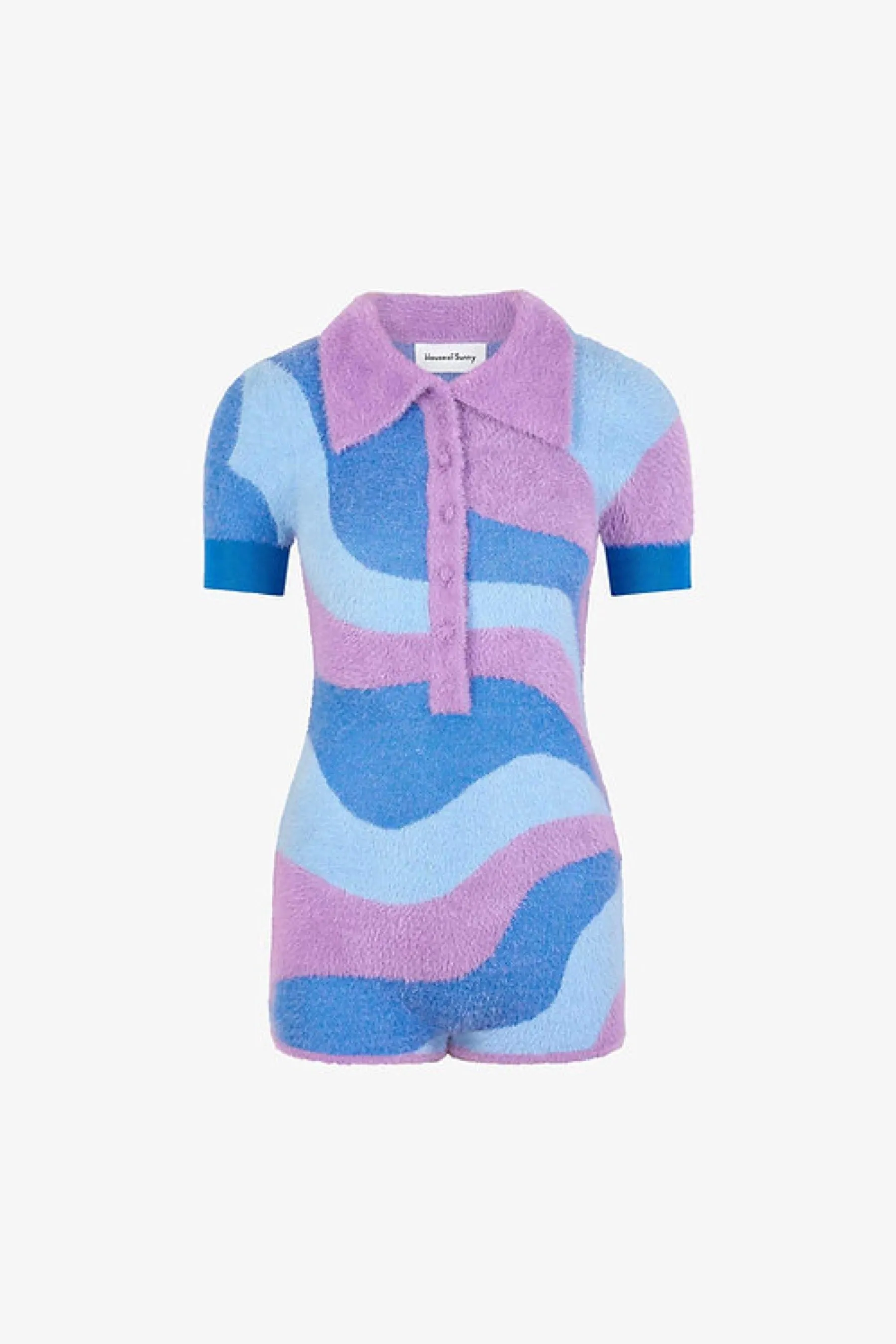 Sea Blue   Violet Good Vibrations Romper