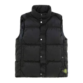 Stone Island Nylon Metal ECONYL® Gilet in Black