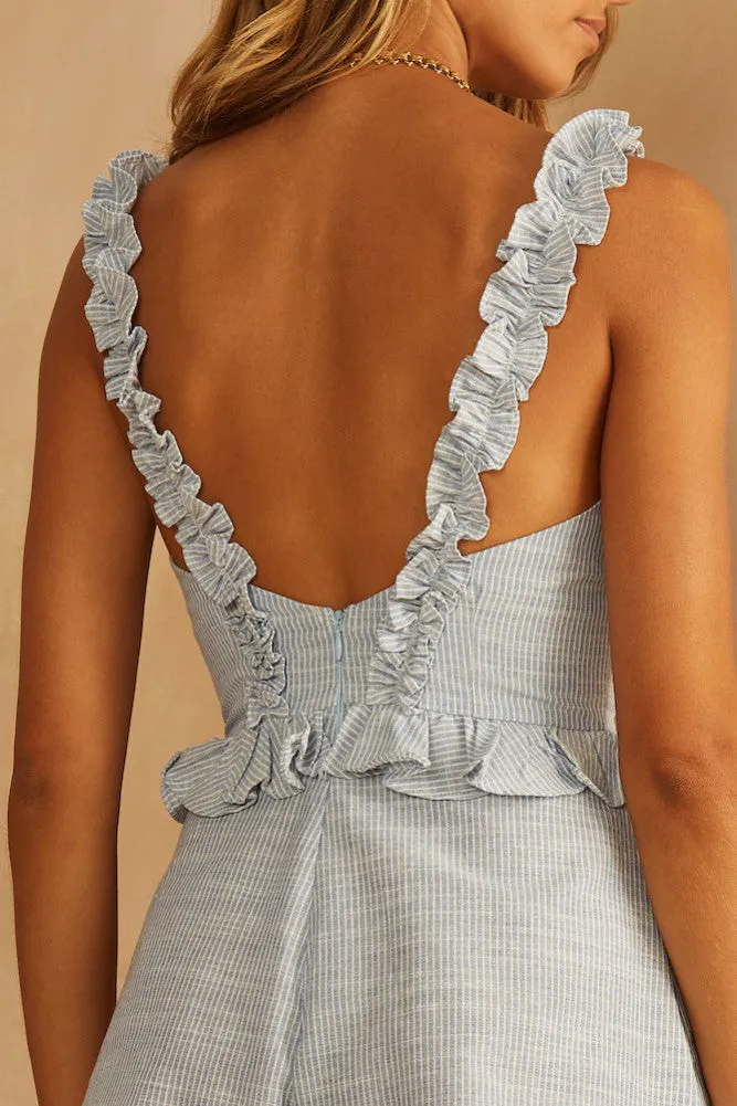 Swallowed By The Sea Romper Blue