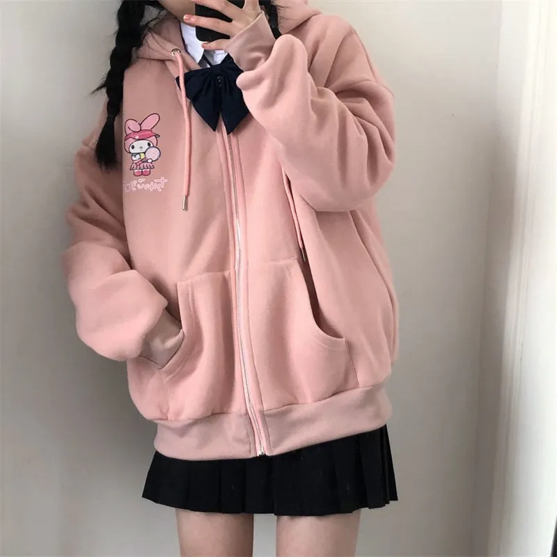 Sweet Girly Style All-match Cinnamoroll Hoodie