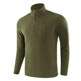 Tactical Quarter-Zip Fleece Pull-Over