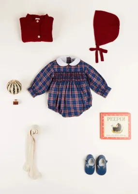 The Eaton Check Romper Baby Boy Look