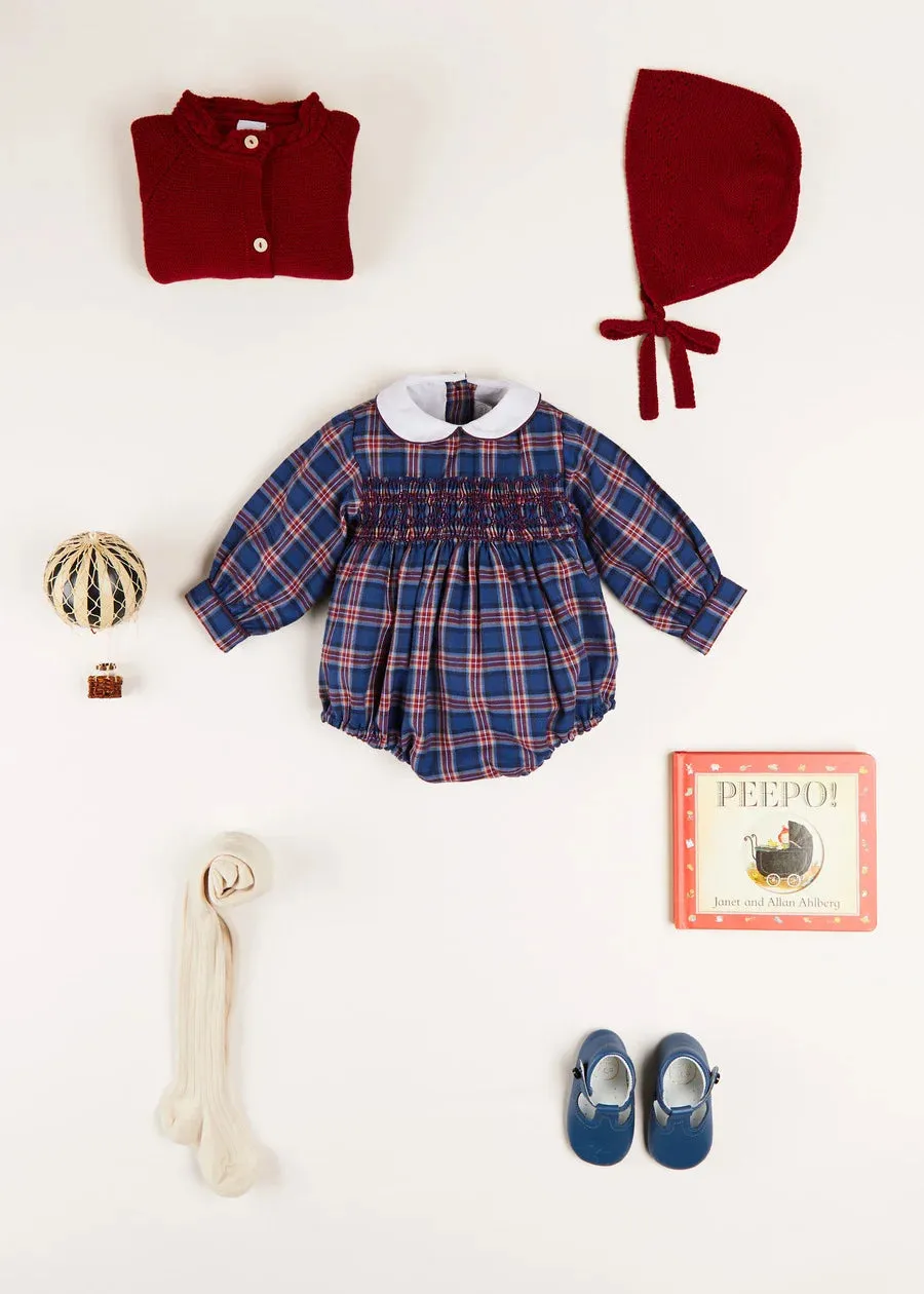 The Eaton Check Romper Baby Boy Look