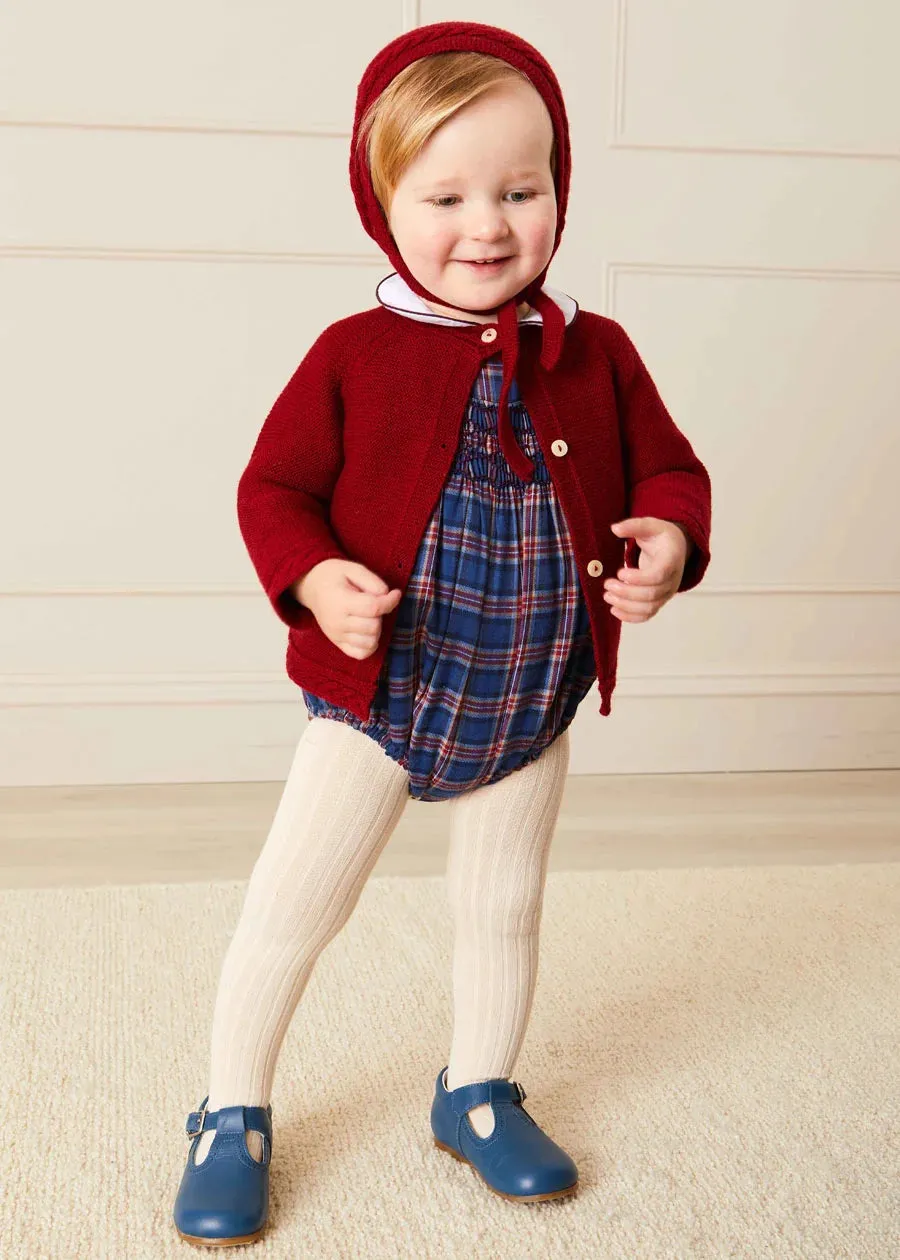 The Eaton Check Romper Baby Boy Look