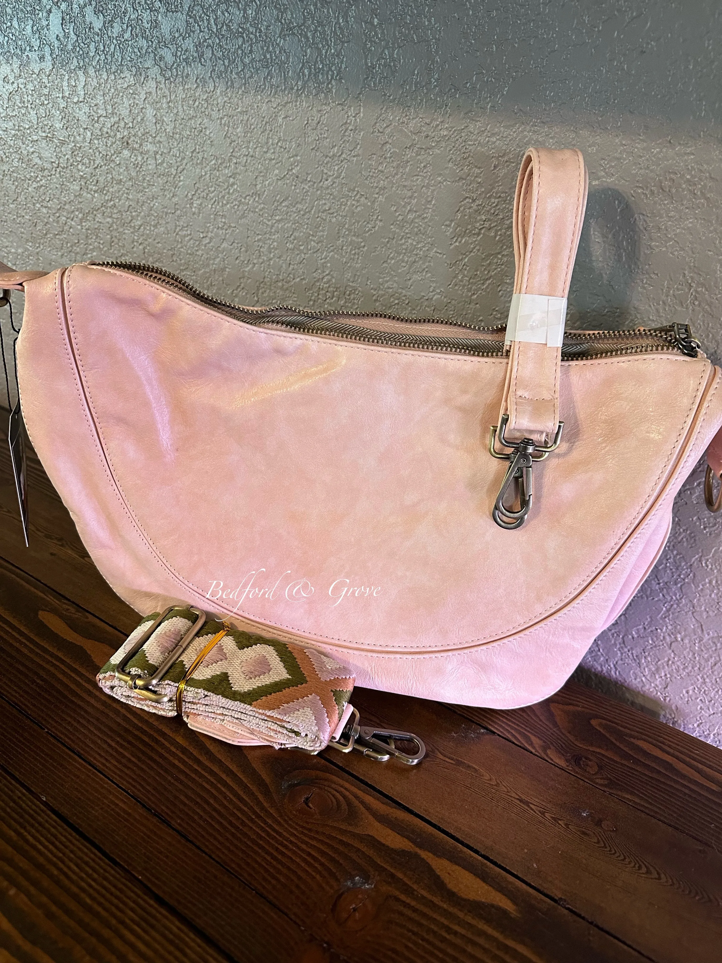 The Fallon Oversized Crescent Crossbody