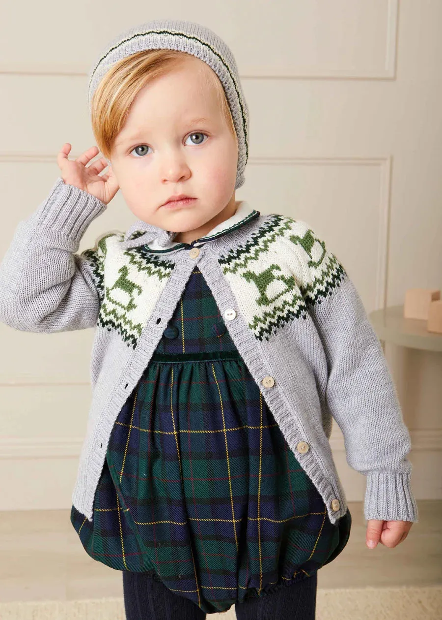 The Windsor Tartan Romper Baby Boy Look