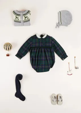 The Windsor Tartan Romper Baby Boy Look