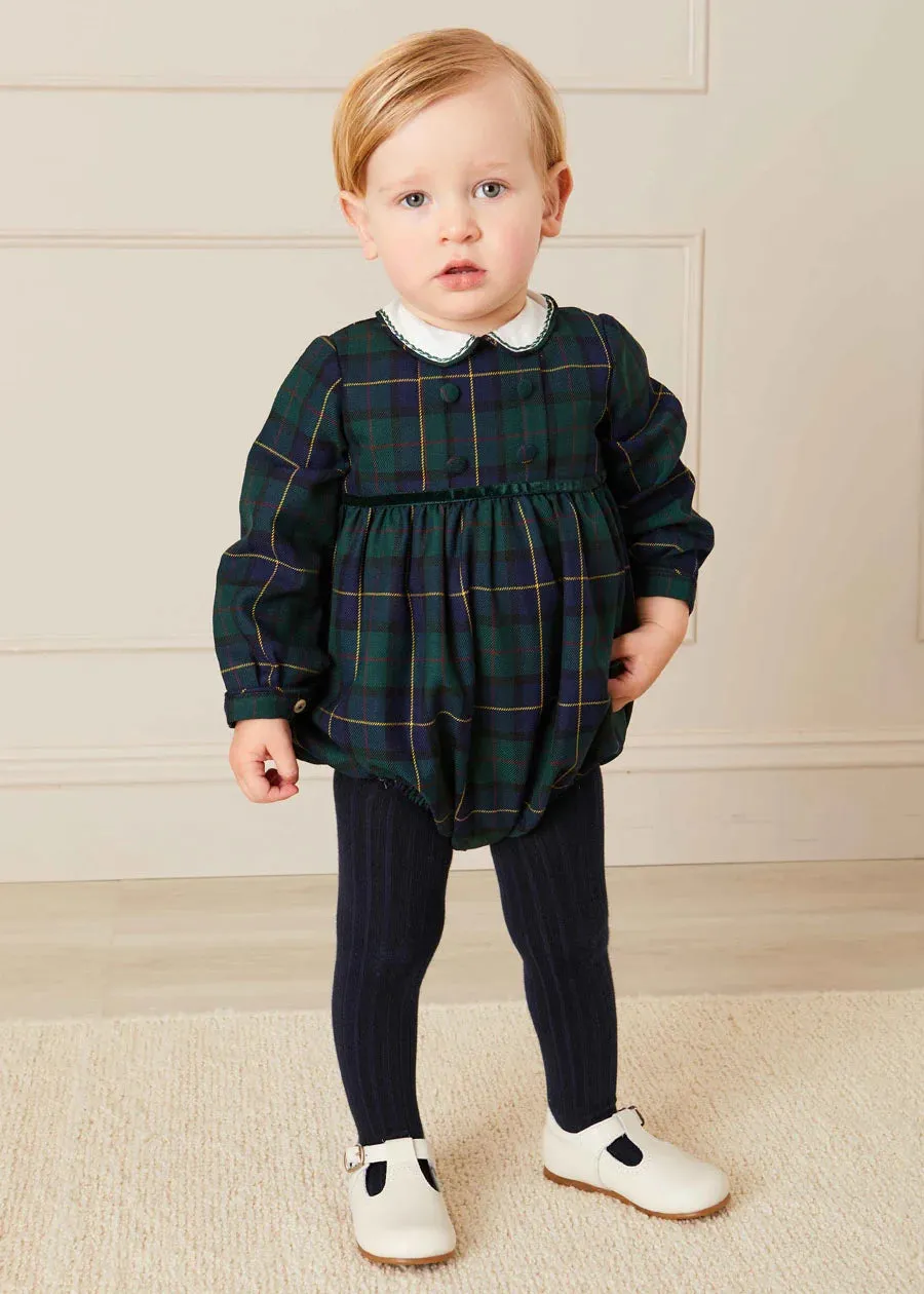 The Windsor Tartan Romper Baby Boy Look