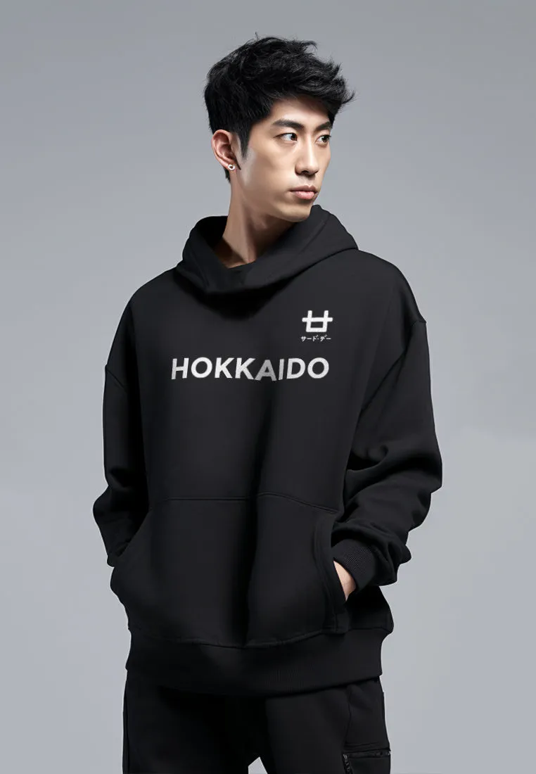Third Day MO110B hoodies hokkaido logo blk Hoodie Hitam