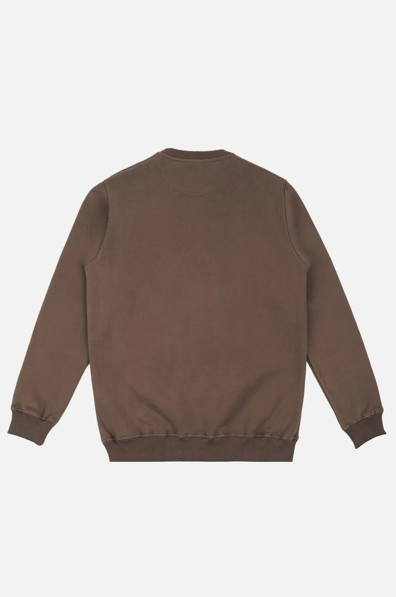 Trendsplant Organic Essential Sweater Cocoa Brown