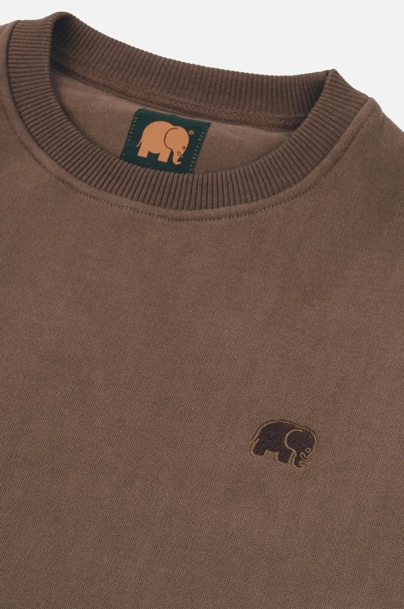 Trendsplant Organic Essential Sweater Cocoa Brown