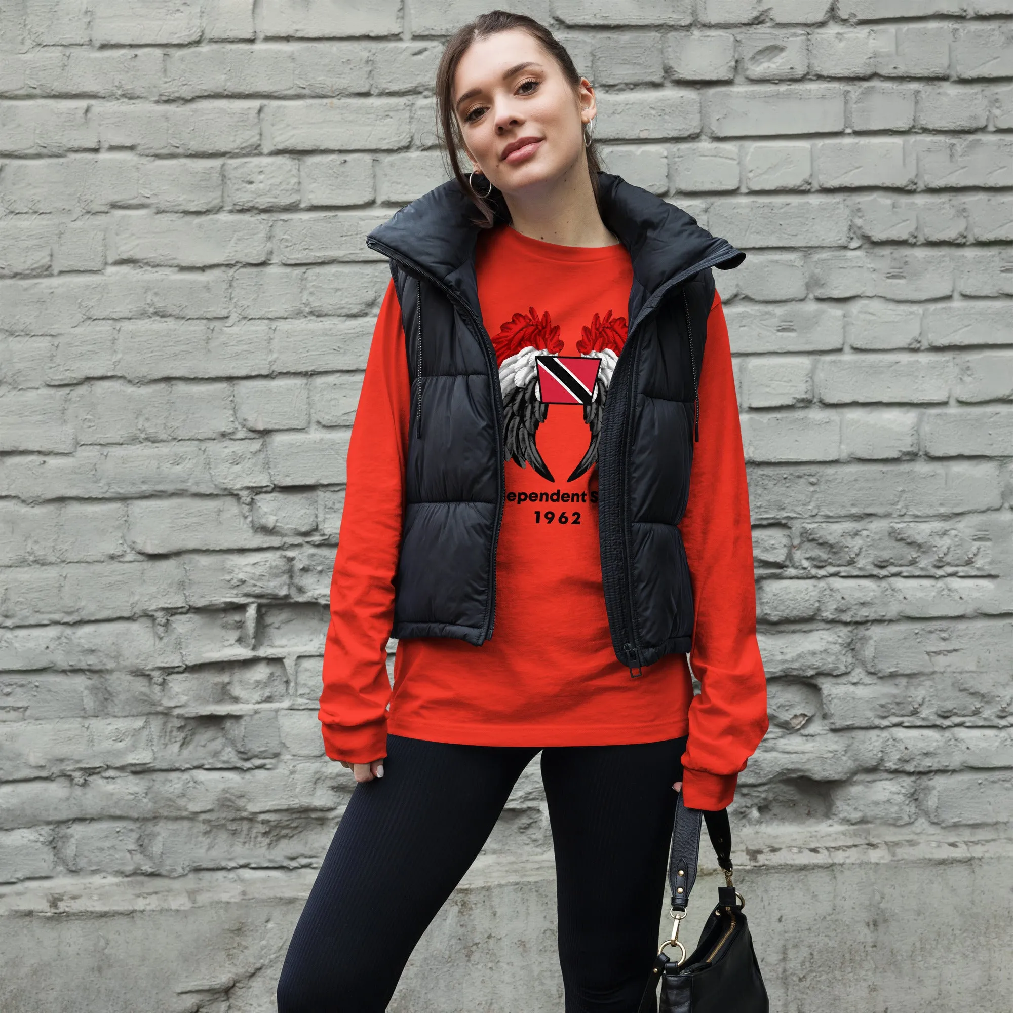 Trinidad Flag Long Sleeve Tee - Unisex