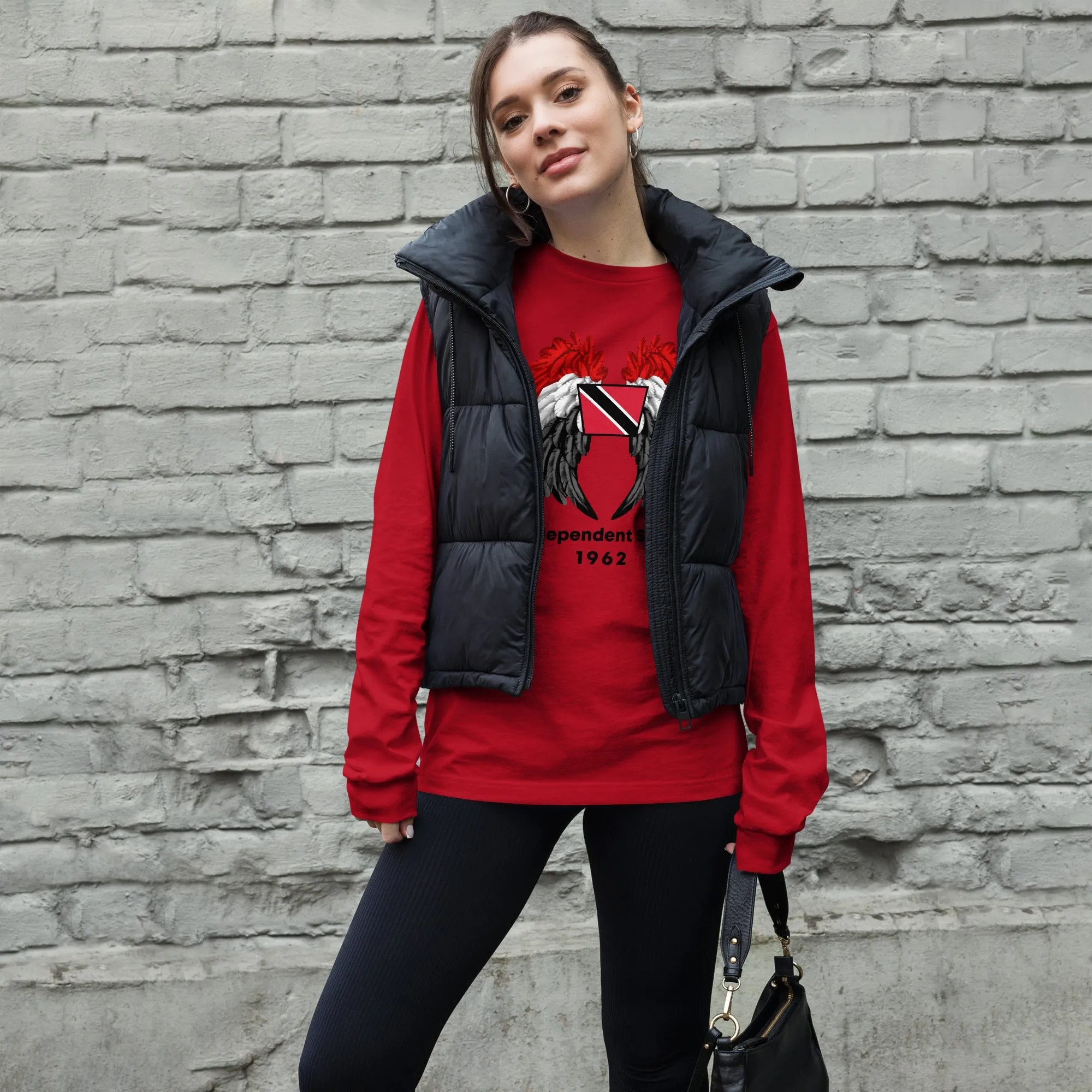Trinidad Flag Long Sleeve Tee - Unisex