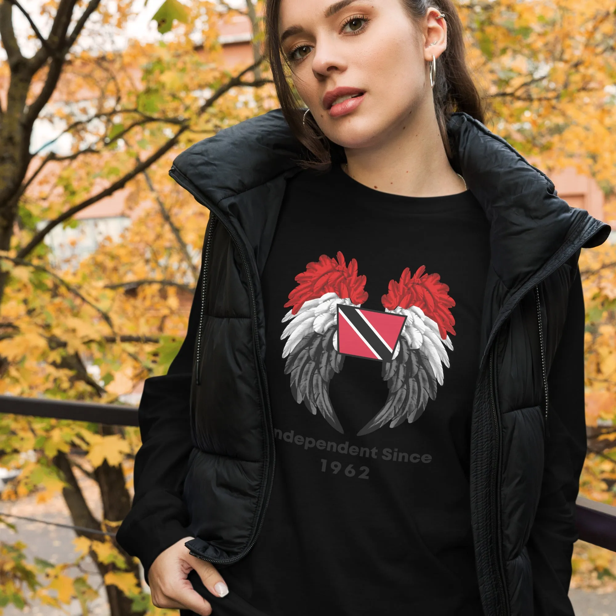Trinidad Flag Long Sleeve Tee - Unisex